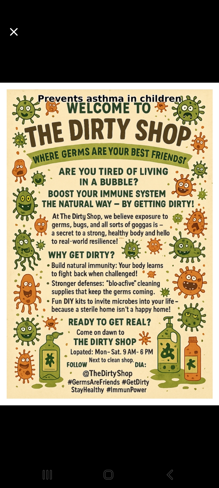 The Dirty Shop Poster